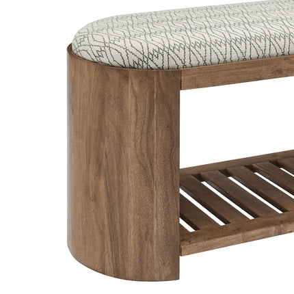 Modway EEI-7142 Ashby 45" Geometric Upholstered Bench Modway