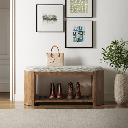 Modway EEI-7142 Ashby 45" Geometric Upholstered Bench Modway