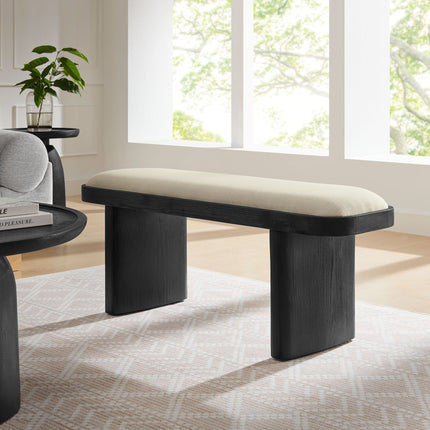 Modway EEI-7143 Iver 43" Upholstered Wood Accent Bench Modway