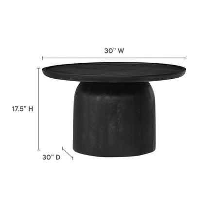 Modway EEI-7144 Holloway 30" Round Wood Coffee Table Modway