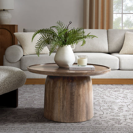 Modway EEI-7144 Holloway 30" Round Wood Coffee Table Modway