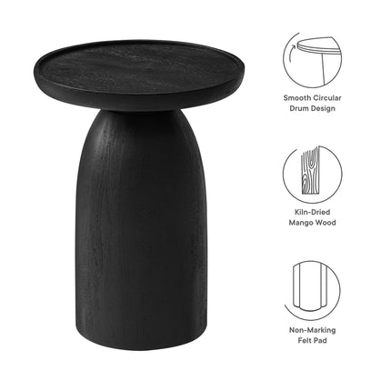 Modway EEI-7145 Holloway Round Wood Side Table Modway