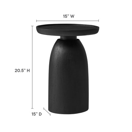 Modway EEI-7145 Holloway Round Wood Side Table Modway