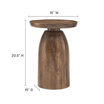 Modway EEI-7145 Holloway Round Wood Side Table Modway