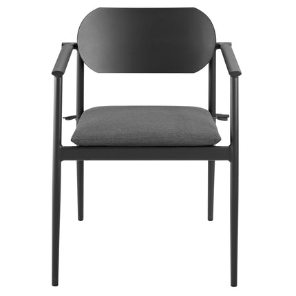 Modway EEI-7148 Aeris Stackable Outdoor Patio Aluminum Dining Armchair Set of 2 Modway