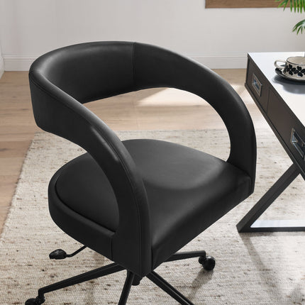 Modway EEI-7150 Pinnacle Vegan Leather Office Chair Modway