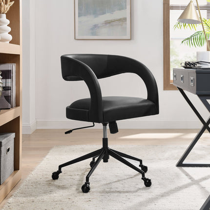Modway EEI-7150 Pinnacle Vegan Leather Office Chair Modway