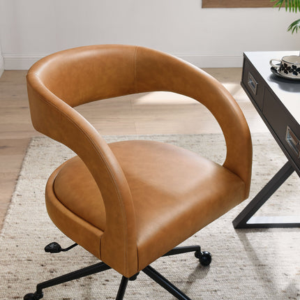 Modway EEI-7150 Pinnacle Vegan Leather Office Chair Modway