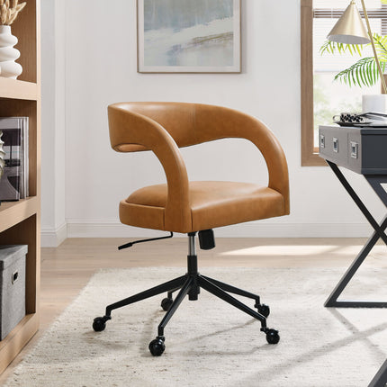Modway EEI-7150 Pinnacle Vegan Leather Office Chair Modway