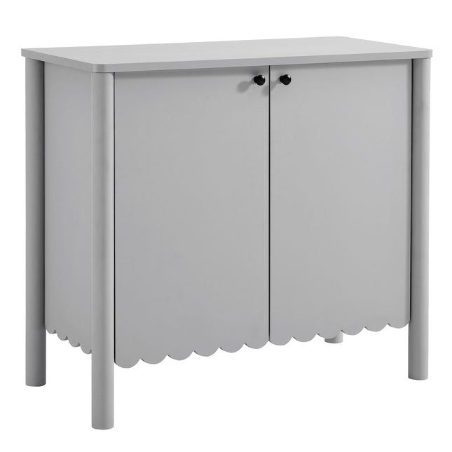 Modway EEI-7152 Emmeline 35" 2-Door Scalloped Sideboard Cabinet Modway