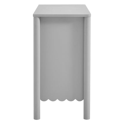Modway EEI-7152 Emmeline 35" 2-Door Scalloped Sideboard Cabinet Modway