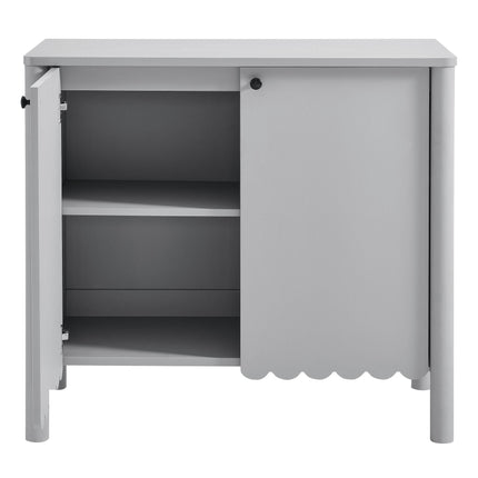 Modway EEI-7152 Emmeline 35" 2-Door Scalloped Sideboard Cabinet Modway