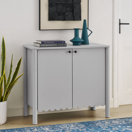 Modway EEI-7152 Emmeline 35" 2-Door Scalloped Sideboard Cabinet Modway