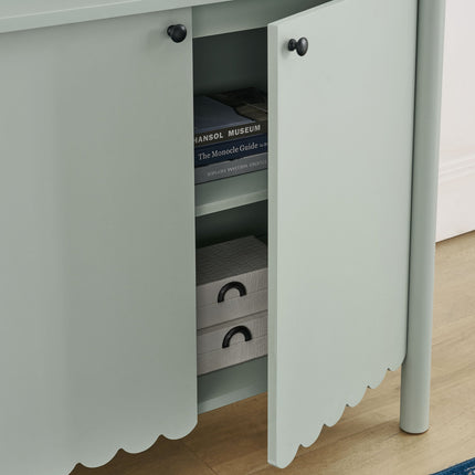 Modway EEI-7152 Emmeline 35" 2-Door Scalloped Sideboard Cabinet Modway