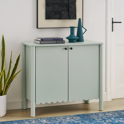 Modway EEI-7152 Emmeline 35" 2-Door Scalloped Sideboard Cabinet Modway