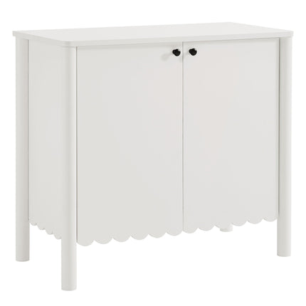Modway EEI-7152 Emmeline 35" 2-Door Scalloped Sideboard Cabinet Modway
