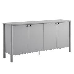 Modway EEI-7153 Emmeline 66" 4-Door Scalloped Sideboard Cabinet Modway