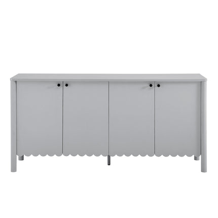 Modway EEI-7153 Emmeline 66" 4-Door Scalloped Sideboard Cabinet Modway