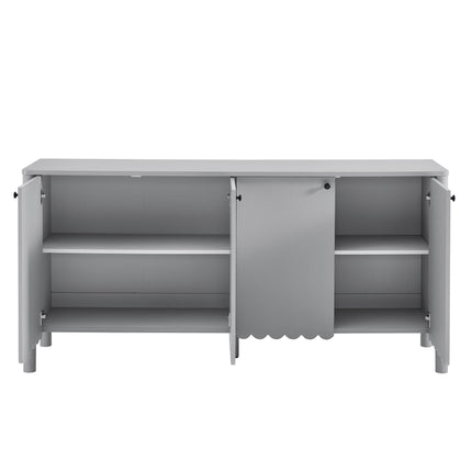 Modway EEI-7153 Emmeline 66" 4-Door Scalloped Sideboard Cabinet Modway