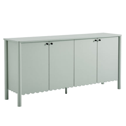 Modway EEI-7153 Emmeline 66" 4-Door Scalloped Sideboard Cabinet Modway