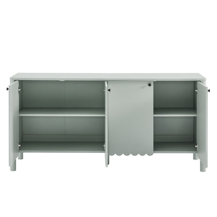 Modway EEI-7153 Emmeline 66" 4-Door Scalloped Sideboard Cabinet Modway
