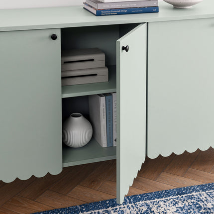 Modway EEI-7153 Emmeline 66" 4-Door Scalloped Sideboard Cabinet Modway