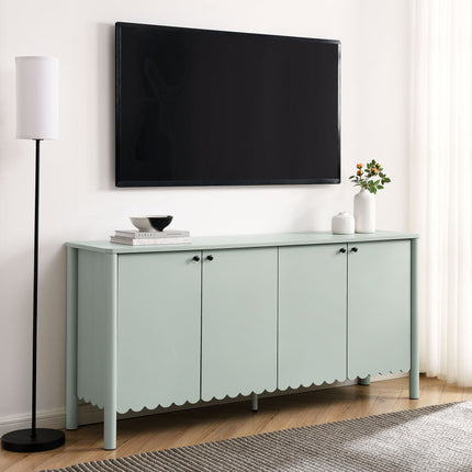 Modway EEI-7153 Emmeline 66" 4-Door Scalloped Sideboard Cabinet Modway