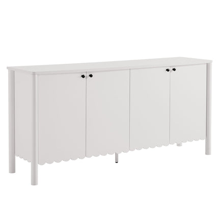 Modway EEI-7153 Emmeline 66" 4-Door Scalloped Sideboard Cabinet Modway