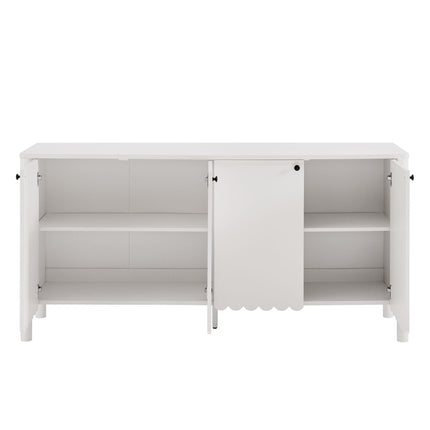 Modway EEI-7153 Emmeline 66" 4-Door Scalloped Sideboard Cabinet Modway