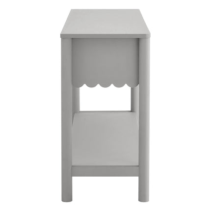 Modway EEI-7154 Emmeline 3-Drawer Scalloped Console Table Modway