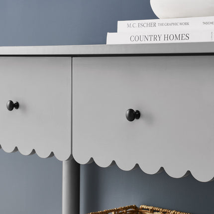 Modway EEI-7154 Emmeline 3-Drawer Scalloped Console Table Modway