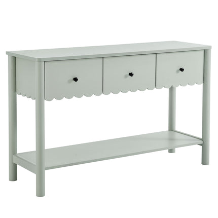 Modway EEI-7154 Emmeline 3-Drawer Scalloped Console Table Modway