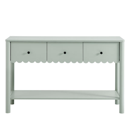 Modway EEI-7154 Emmeline 3-Drawer Scalloped Console Table Modway