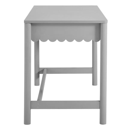 Modway EEI-7155 Emmeline 1-Drawer Scallop Writing Desk Modway