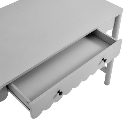 Modway EEI-7155 Emmeline 1-Drawer Scallop Writing Desk Modway