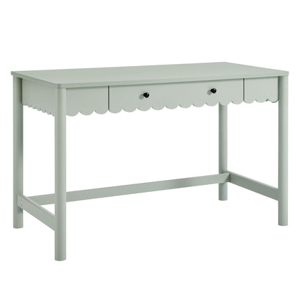 Modway EEI-7155 Emmeline 1-Drawer Scallop Writing Desk Modway