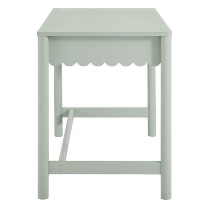 Modway EEI-7155 Emmeline 1-Drawer Scallop Writing Desk Modway