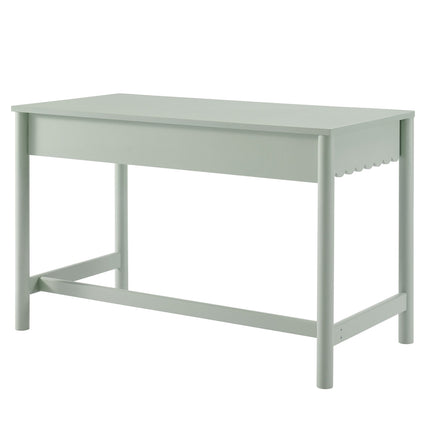 Modway EEI-7155 Emmeline 1-Drawer Scallop Writing Desk Modway