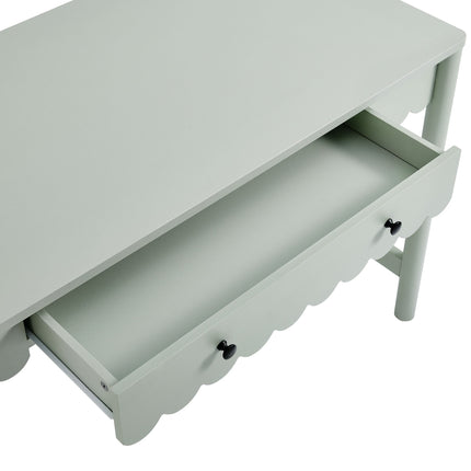 Modway EEI-7155 Emmeline 1-Drawer Scallop Writing Desk Modway