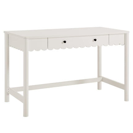 Modway EEI-7155 Emmeline 1-Drawer Scallop Writing Desk Modway