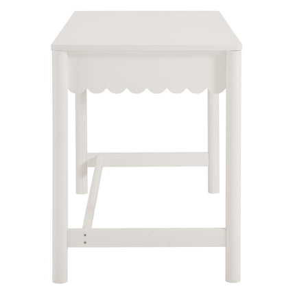 Modway EEI-7155 Emmeline 1-Drawer Scallop Writing Desk Modway