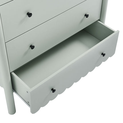Modway EEI-7156 Emmeline Scalloped 5-Drawer Chest Modway