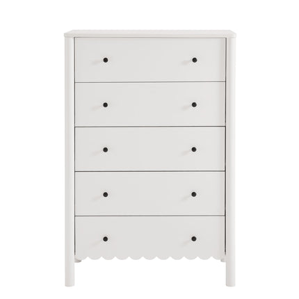 Modway EEI-7156 Emmeline Scalloped 5-Drawer Chest Modway