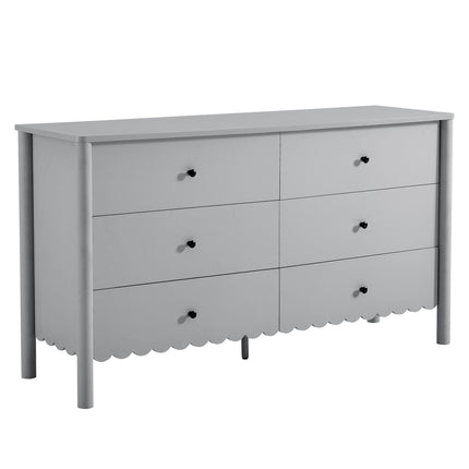 Modway EEI-7157 Emmeline Scalloped 6-Drawer Dresser Modway