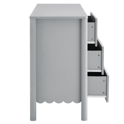 Modway EEI-7157 Emmeline Scalloped 6-Drawer Dresser Modway