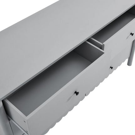 Modway EEI-7157 Emmeline Scalloped 6-Drawer Dresser Modway