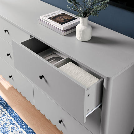 Modway EEI-7157 Emmeline Scalloped 6-Drawer Dresser Modway