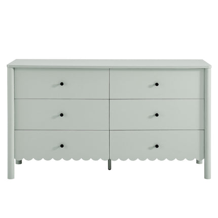 Modway EEI-7157 Emmeline Scalloped 6-Drawer Dresser Modway