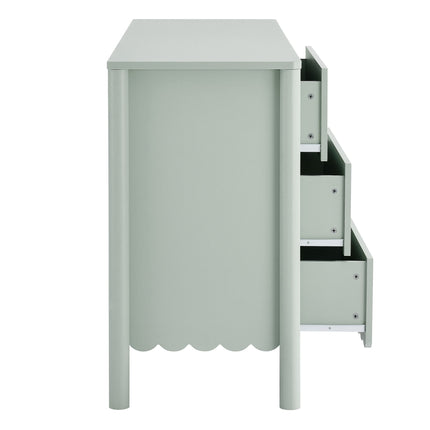 Modway EEI-7157 Emmeline Scalloped 6-Drawer Dresser Modway