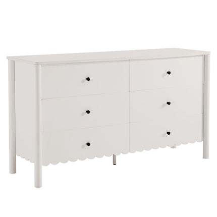 Modway EEI-7157 Emmeline Scalloped 6-Drawer Dresser Modway